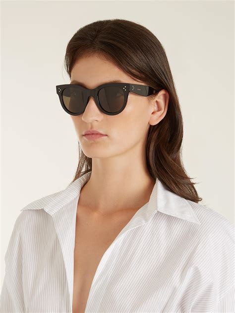 celine audrey black|WOMEN'S LUXURY BLACK SUNGLASSES .